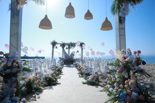 海边婚礼的相关图片